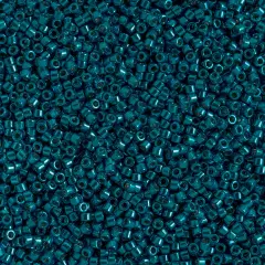 Miyuki Delica 5.2g Duracoat Galvanized Glass Beads, 11/0 Lt. Sapphire DB2516