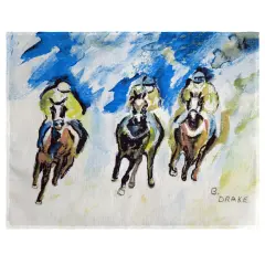 Betsy Drake Three Racing Place Mat Set of 4