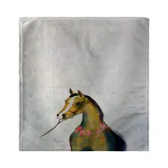 Betsy Drake Horse & Garland Beach Towel