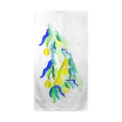 Betsy Drake Lemon Tree Beach Towel Multicolor