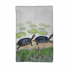 Betsy Drake Two Turtles Kitchen Towel