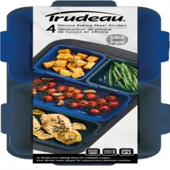 Trudeau Silicone Sheet Pan Dividers 4/Pkg