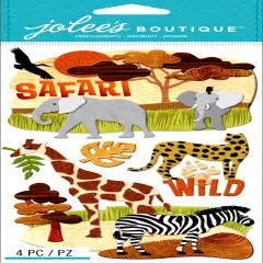 Jolee's Boutique Safari Dimensional Stickers