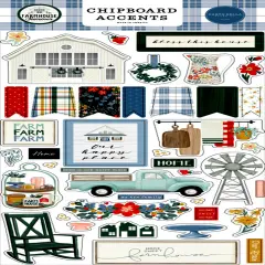 Carta Bella Farmhouse Summer Chipboard Accents