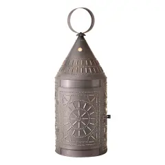 Irvins Country Tinware 36-Inch Tinner's Lantern with Chisel in Kettle Black