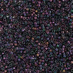 Miyuki Delica 50g Iris Glass Beads, 11/0 Purple (DB0004)