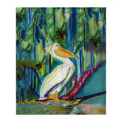 Betsy Drake King Pelican II Throw Multicolor
