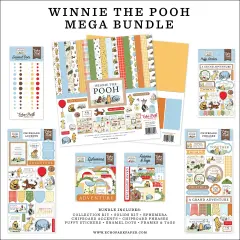 Echo Park Mega Bundle Collection Kit 12"X12"-Winnie The Pooh