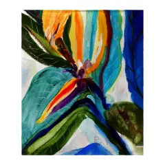 Betsy Drake Teal Paradise Throw Multicolor