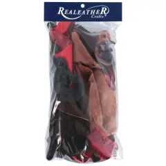 Realeather(R) Crafts Premium Leather Scrap Bag 16oz-Assorted