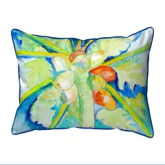 Betsy Drake Big Cocoa Nuts Large Indoor/Outdoor Pillow 16x20 Multicolor