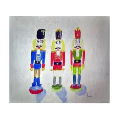 Betsy Drake Nut Crackers Christmas 30 X 50 Inch Comfort Floor Mat