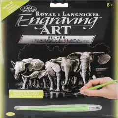Royal & Langnickel(R) Silver Foil Engraving Art Kit 8"X10"