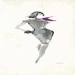 Purple Flair Ii Poster Print by Anne Tavoletti - Item # VARPDX39283