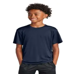 Sport-Tek&reg; Youth Crewneck Short Sleeve PosiCharge Competitor Tee True navy