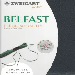 PrecutZweigart Belfast 32 count Charcoal Gray