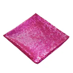 20" Sequined Napkin for Wedding Party Fuschia
