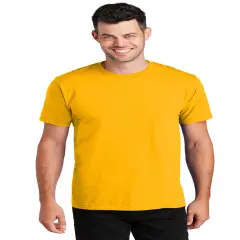 Port & Company&reg; Fan Favorite Crew Neck Short Sleeve Tee Bright gold