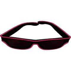 Pink Party Wire &reg; EL Wire Lite-up Wayward Traveler Glasses