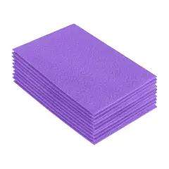 FabricLA Acrylic Felt Sheets for Crafts - Precut 9" X 12" Inches (20 cm X 30 cm) Felt Squares - Use Felt Fabric Craft Sheets for DIY, Costume, and Decoration | Lavender - 10 Pieces