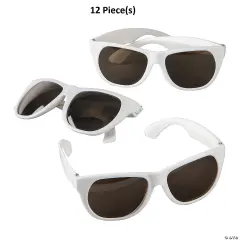 White Nomad Sunglasses 12 Pieces