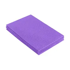 FabricLA Acrylic Felt Sheets for Crafts - Precut 9" X 12" Inches (20 cm X 30 cm) Felt Squares - Use Felt Fabric Craft Sheets for DIY, Costume, and Decoration | Lavender - 4 Pieces