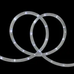 Hofert Commercial Length LED Flexible Christmas Rope Light - Cool White - 96'