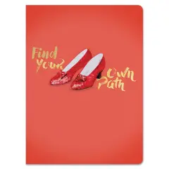 Wizard of Oz Ruby Slippers Softcover Dot Grid Journal -Notebook