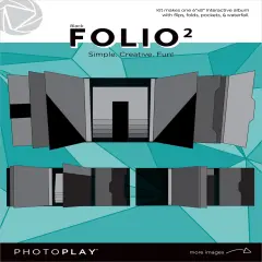 Photoplay Folio 2-6"X8" Black