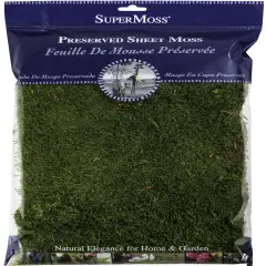 SuperMoss Preserved Sheet Moss 2oz-Green