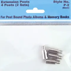 Pioneer Screw Post Extenders 8mm-4/Pkg