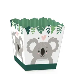 Big Dot of Happiness Koala Cutie - Party Mini Favor Boxes - Bear Birthday Party and Baby Shower Treat Candy Boxes - Set of 12
