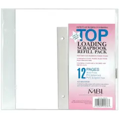 MBI Page Protectors 8"X8" 6/Pkg-Top Loading