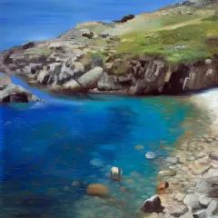 SPANISH COAST Poster Print by Atelier B Art Studio - Item # VARPDXBEGCOA114