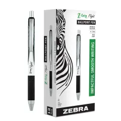 Z-Grip&reg; Flight Retractable Ballpoint Pens, Black, Dozen