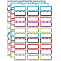 Die-Cut Magnetic Foam Color Chevron Labels/Nameplates, 30 Per Pack, 3 Packs