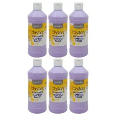 Little Masters&reg; Washable Tempera Paint, 16 oz., Light Purple, Pack of 6