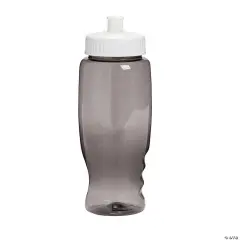 27 oz. Bulk 50 Ct. Clear Plastic Water Bottles Black