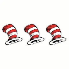 The Cat in the Hat&trade; Hats Paper Cut Outs, 36 Per Pack, 3 Packs