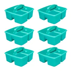 Small Caddy, Teal, Pack of 6