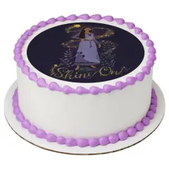 Disney's Wish Shine On Edible Cake Topper Image - 7.5" Round