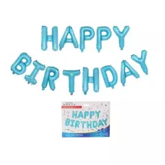 Kitcheniva Happy Birthday Foil Letter Balloons Party Decor 16" 13 Pcs Blue