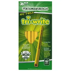 My First&reg; Tri-Write&trade; Primary Size No. 2 Pencils without Eraser, Box of 36