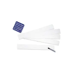 Zaner-Bloser&trade; Sentence Strips, White, 1-1/2 in x 3/4 in x 3/4 in ruled 3" x 24", 100 Strips Per Pack, 3 Packs