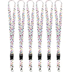 Confetti Lanyard, Pack of 6