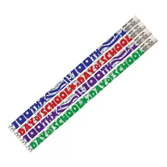100th Day of School Pencil, 12 Per Pack, 12 Packs
