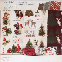 Little Birdie Christmas 12"x12" Paper Crafting Kit-Christmas Cheer