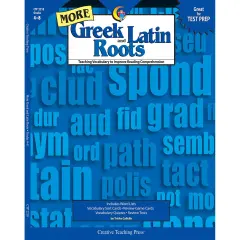 More Greek and Latin Roots Book