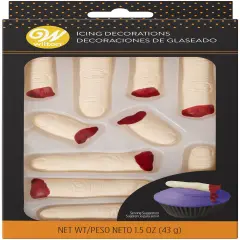 Wilton Royal Icing Decorations 10/Pkg-Severed Finger