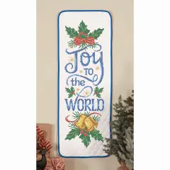 HerrschnersJoy to the World Wall Hanging Stamped Cross-Stitch Kit Multi